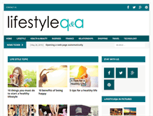 Tablet Screenshot of lifestyleqa.com